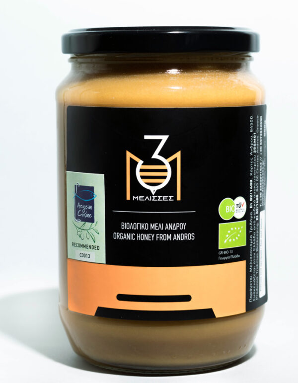 3melisses®Βιολογικό Μέλι από Ρείκι Άνδρου 950g