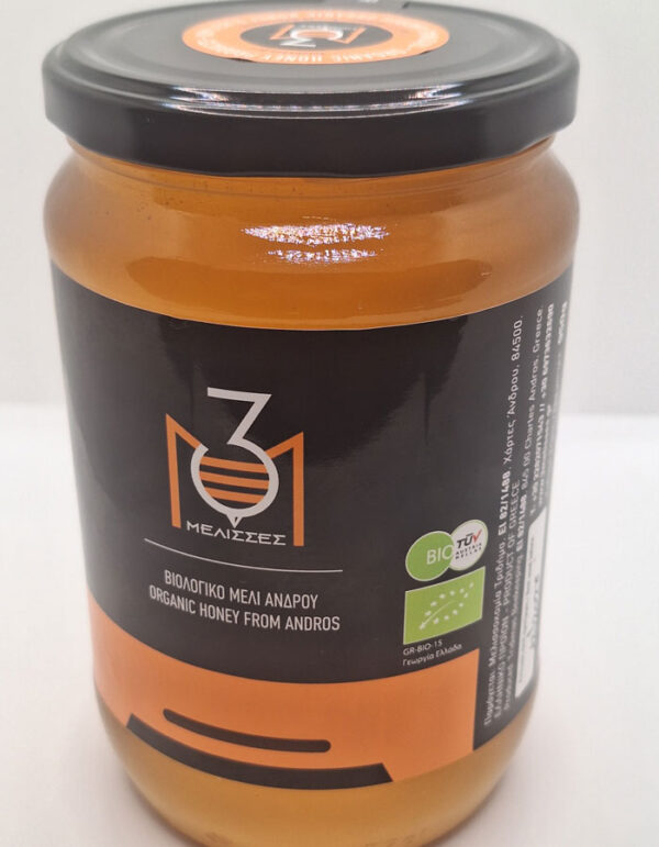 3melisses®Βιολογικό Μέλι από Άνθη Άνδρου 950g